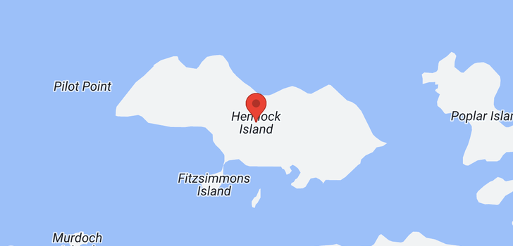 map of 1066 HEMLOCK ISLAND